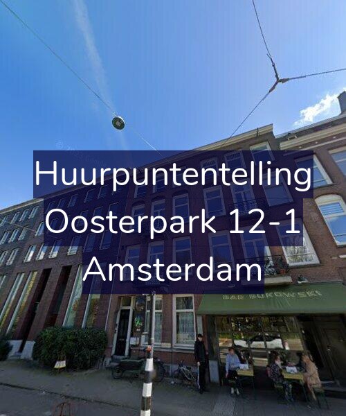Foto gevel Huurpuntentelling voor Oosterpark 12-1, Amsterdam