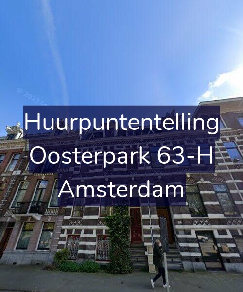 Foto gevel Huurpuntentelling voor Oosterpark 63-H, Amsterdam