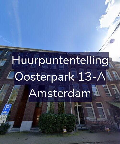 Foto gevel Huurpuntentelling voor Oosterpark 13-A, Amsterdam