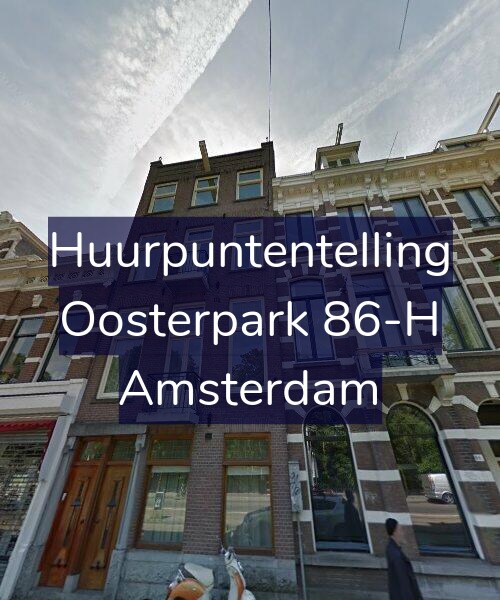 Foto gevel Huurpuntentelling voor Oosterpark 86-H, Amsterdam