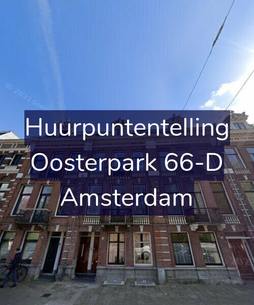 Foto gevel Huurpuntentelling voor Oosterpark 66-D, Amsterdam