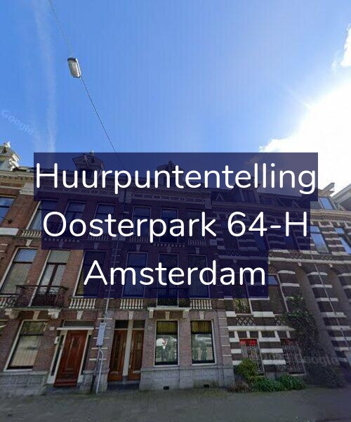 Foto gevel Huurpuntentelling voor Oosterpark 64-H, Amsterdam