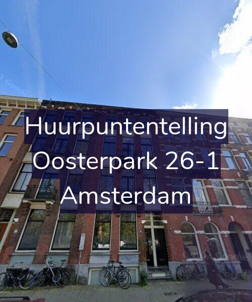 Foto gevel Huurpuntentelling voor Oosterpark 26-1, Amsterdam
