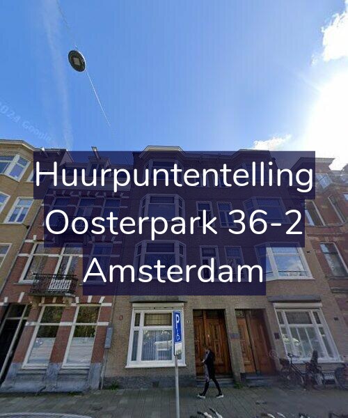 Foto gevel Huurpuntentelling voor Oosterpark 36-2, Amsterdam