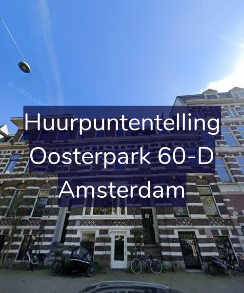 Foto gevel Huurpuntentelling voor Oosterpark 60-D, Amsterdam