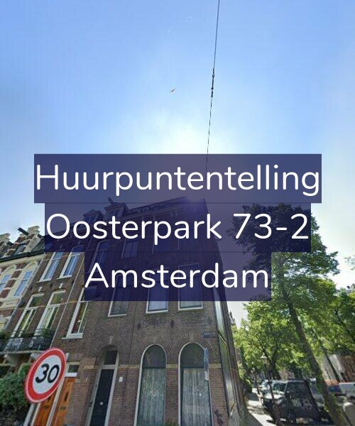 Foto gevel Huurpuntentelling voor Oosterpark 73-2, Amsterdam