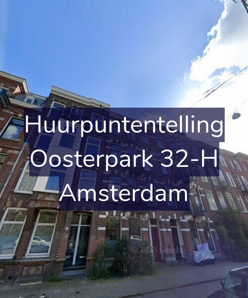 Foto gevel Huurpuntentelling voor Oosterpark 32-H, Amsterdam