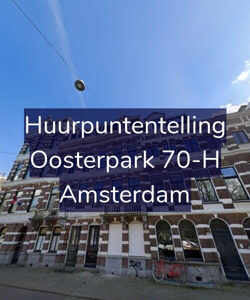 Foto gevel Huurpuntentelling voor Oosterpark 70-H, Amsterdam