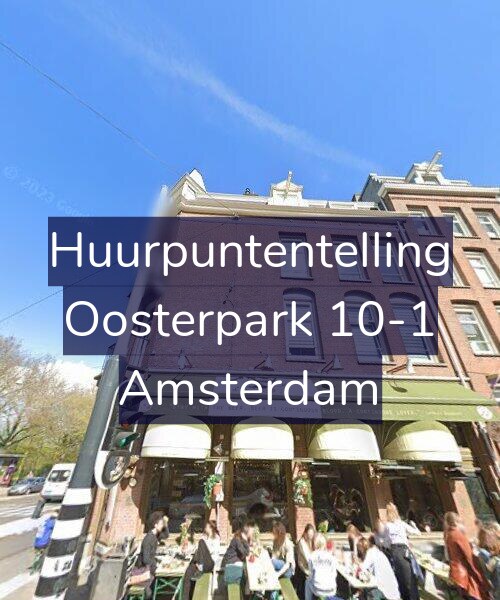 Foto gevel Huurpuntentelling voor Oosterpark 10-1, Amsterdam