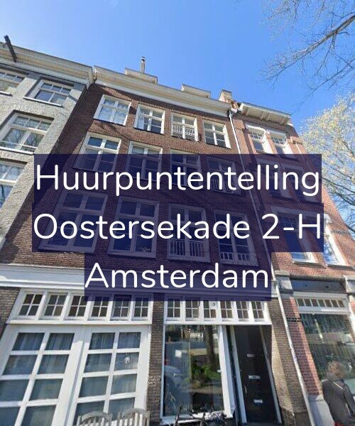 Foto gevel Huurpuntentelling voor Oostersekade 2-H, Amsterdam