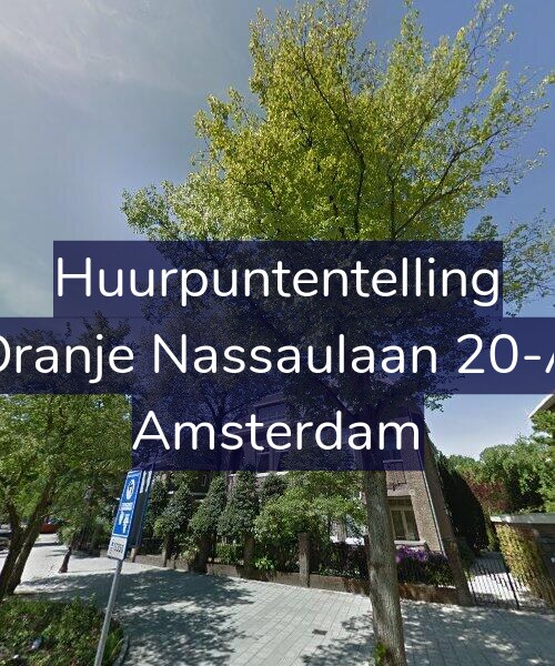Foto gevel Huurpuntentelling voor Oranje Nassaulaan 20-A, Amsterdam