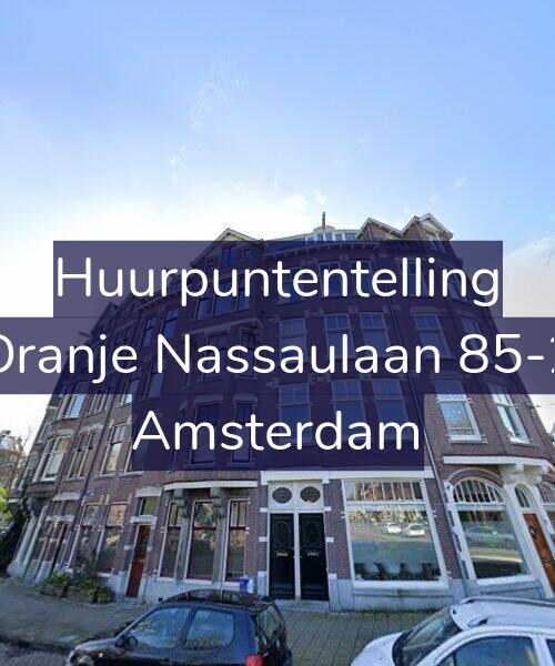 Foto gevel Huurpuntentelling voor Oranje Nassaulaan 85-2, Amsterdam