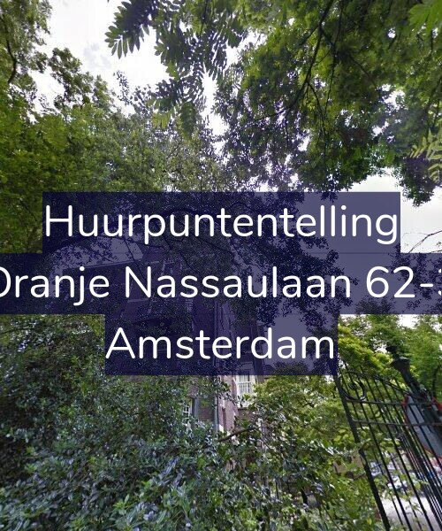 Foto gevel Huurpuntentelling voor Oranje Nassaulaan 62-3, Amsterdam