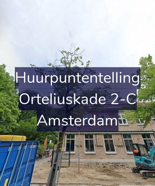 Foto gevel Huurpuntentelling voor Orteliuskade 2-C, Amsterdam