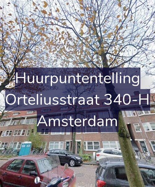 Foto gevel Huurpuntentelling voor Orteliusstraat 340-H, Amsterdam