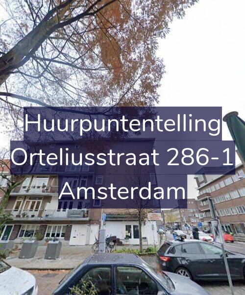 Foto gevel Huurpuntentelling voor Orteliusstraat 286-1, Amsterdam