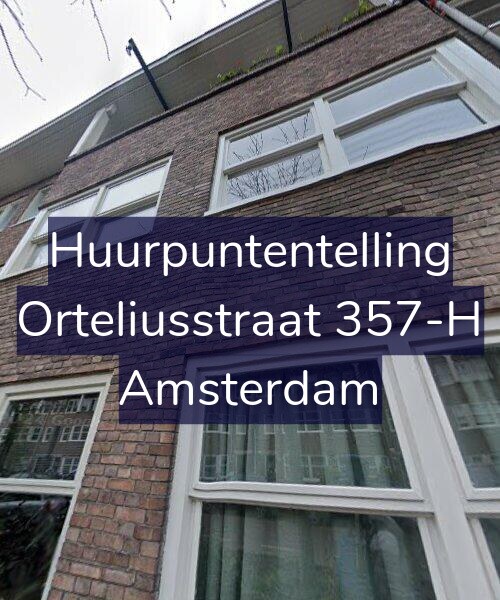 Foto gevel Huurpuntentelling voor Orteliusstraat 357-H, Amsterdam