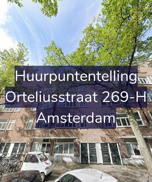 Foto gevel Huurpuntentelling voor Orteliusstraat 269-H, Amsterdam