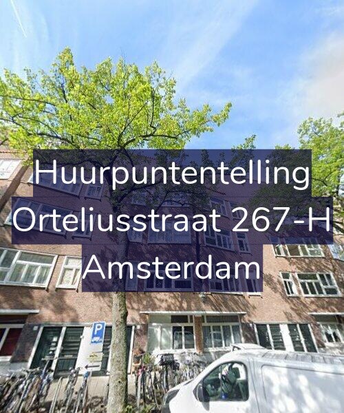 Foto gevel Huurpuntentelling voor Orteliusstraat 267-H, Amsterdam
