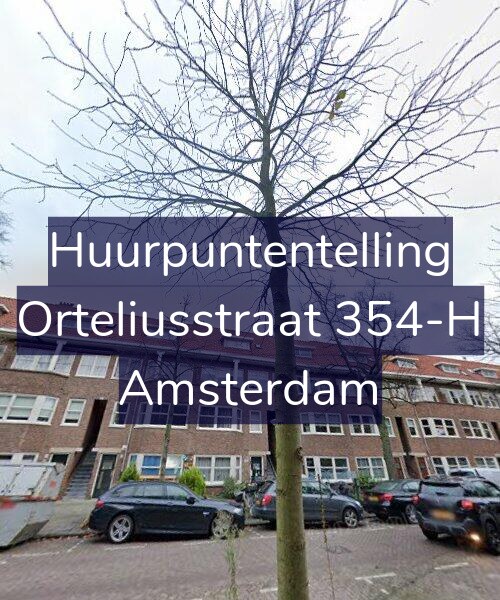 Foto gevel Huurpuntentelling voor Orteliusstraat 354-H, Amsterdam