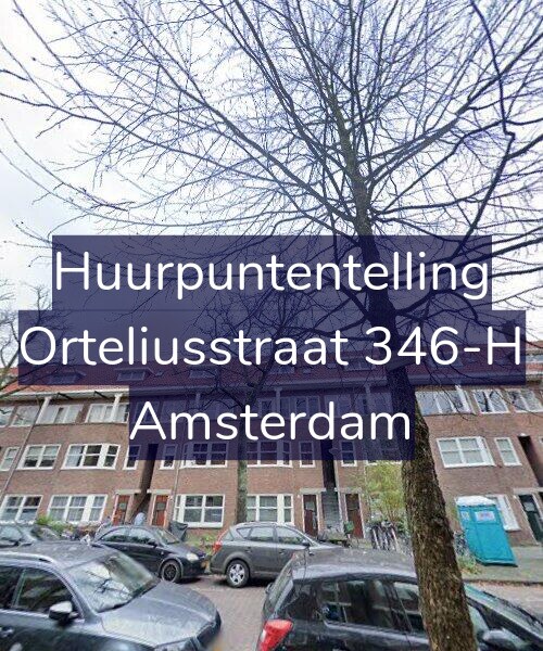 Foto gevel Huurpuntentelling voor Orteliusstraat 346-H, Amsterdam