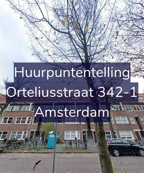 Foto gevel Huurpuntentelling voor Orteliusstraat 342-1, Amsterdam
