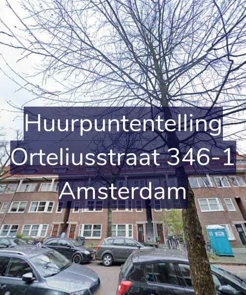 Foto gevel Huurpuntentelling voor Orteliusstraat 346-1, Amsterdam