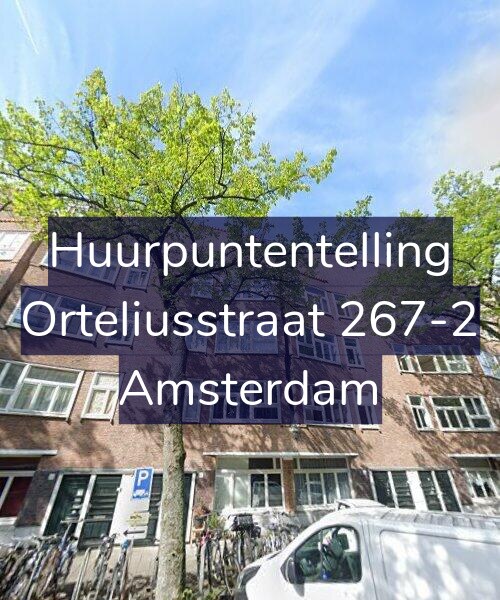 Foto gevel Huurpuntentelling voor Orteliusstraat 267-2, Amsterdam