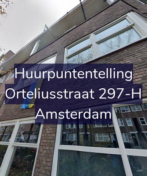 Foto gevel Huurpuntentelling voor Orteliusstraat 297-H, Amsterdam