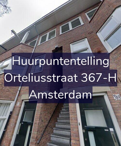 Foto gevel Huurpuntentelling voor Orteliusstraat 367-H, Amsterdam