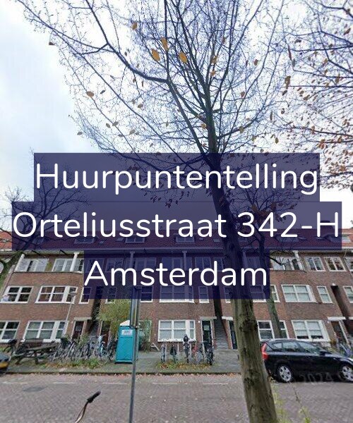 Foto gevel Huurpuntentelling voor Orteliusstraat 342-H, Amsterdam