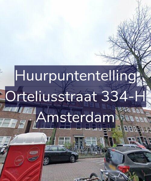 Foto gevel Huurpuntentelling voor Orteliusstraat 334-H, Amsterdam