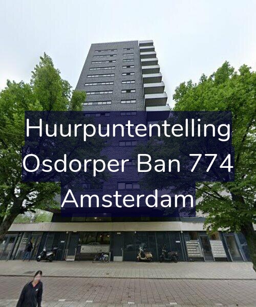 Foto gevel Huurpuntentelling voor Osdorper Ban 774, Amsterdam