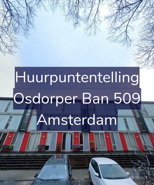 Foto gevel Huurpuntentelling voor Osdorper Ban 509, Amsterdam