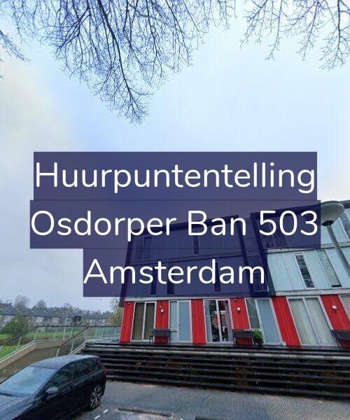 Foto gevel Huurpuntentelling voor Osdorper Ban 503, Amsterdam