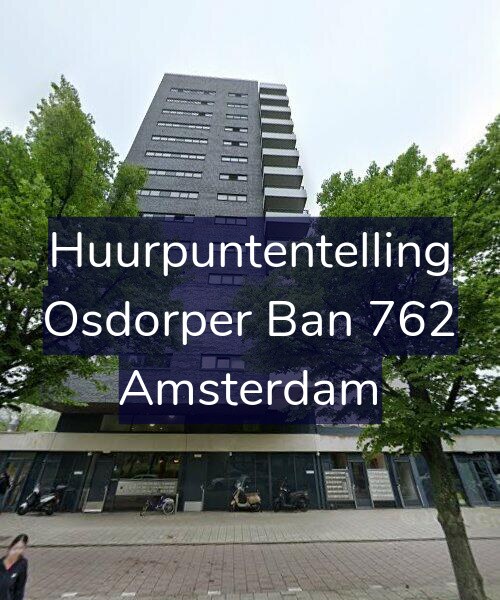 Foto gevel Huurpuntentelling voor Osdorper Ban 762, Amsterdam