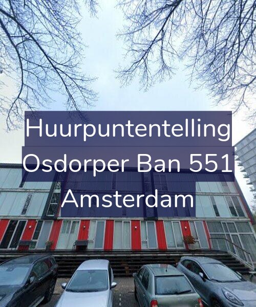 Foto gevel Huurpuntentelling voor Osdorper Ban 551, Amsterdam