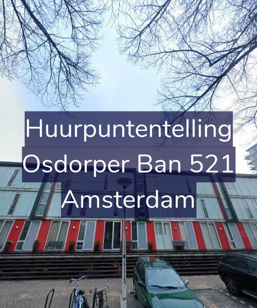 Foto gevel Huurpuntentelling voor Osdorper Ban 521, Amsterdam