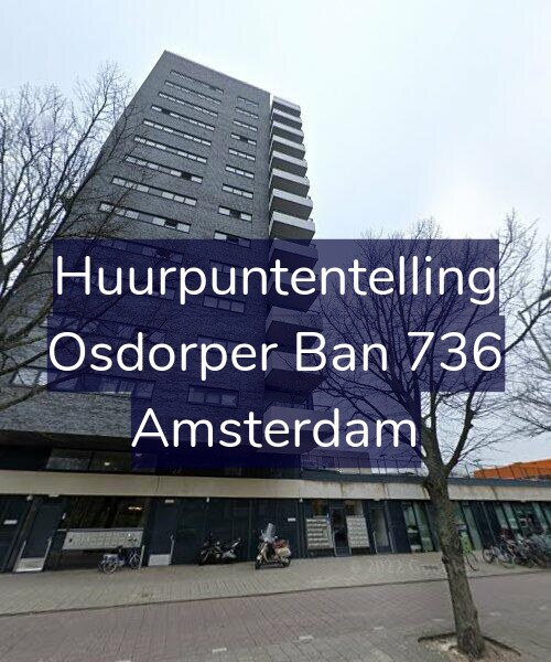 Foto gevel Huurpuntentelling voor Osdorper Ban 736, Amsterdam
