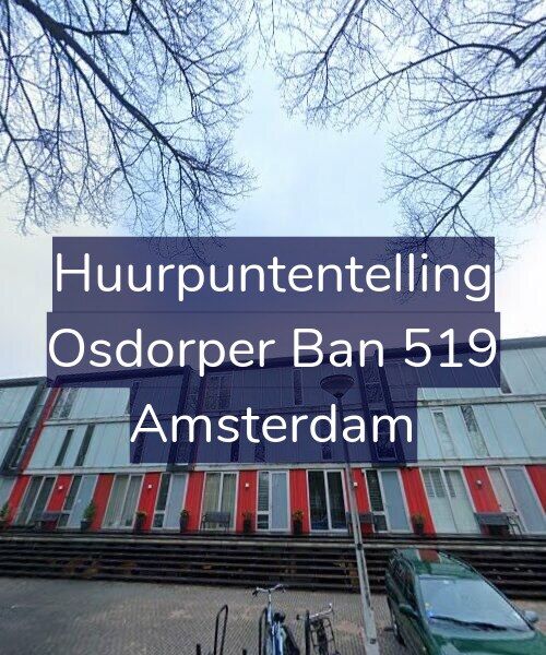 Foto gevel Huurpuntentelling voor Osdorper Ban 519, Amsterdam