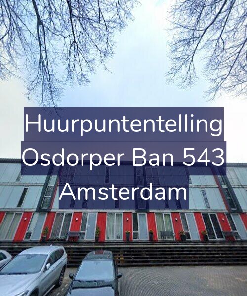 Foto gevel Huurpuntentelling voor Osdorper Ban 543, Amsterdam