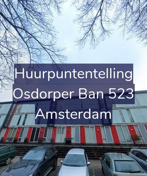 Foto gevel Huurpuntentelling voor Osdorper Ban 523, Amsterdam