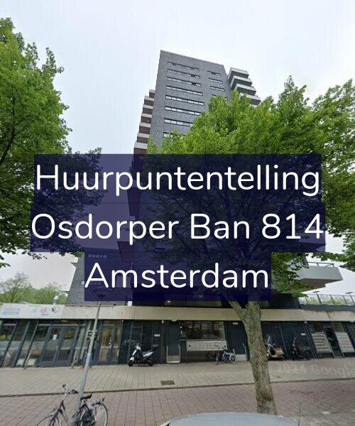 Foto gevel Huurpuntentelling voor Osdorper Ban 814, Amsterdam