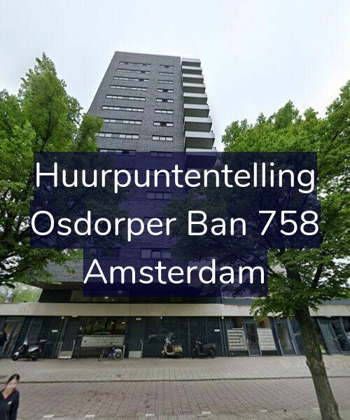 Foto gevel Huurpuntentelling voor Osdorper Ban 758, Amsterdam