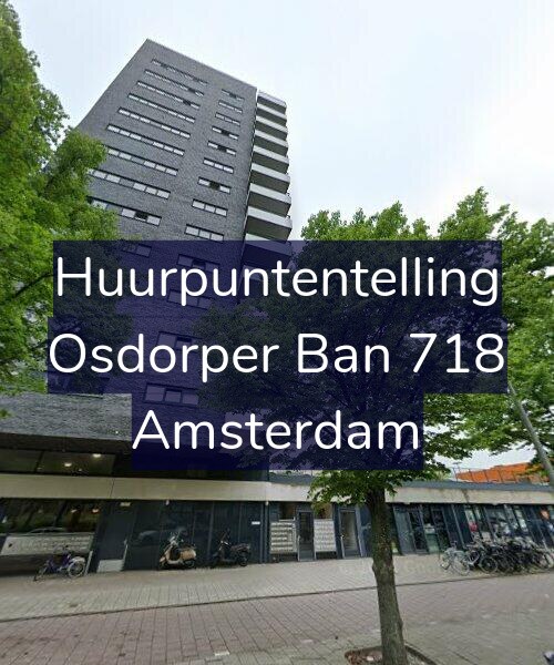 Foto gevel Huurpuntentelling voor Osdorper Ban 718, Amsterdam