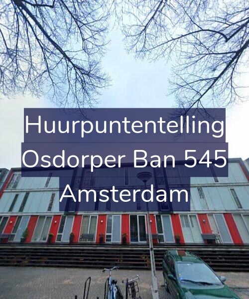 Foto gevel Huurpuntentelling voor Osdorper Ban 545, Amsterdam