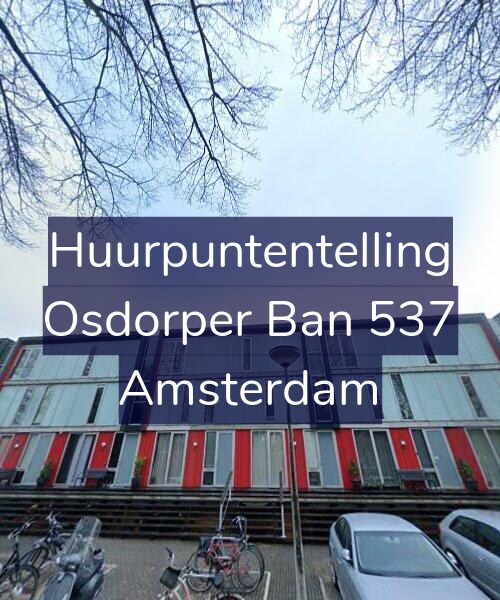 Foto gevel Huurpuntentelling voor Osdorper Ban 537, Amsterdam