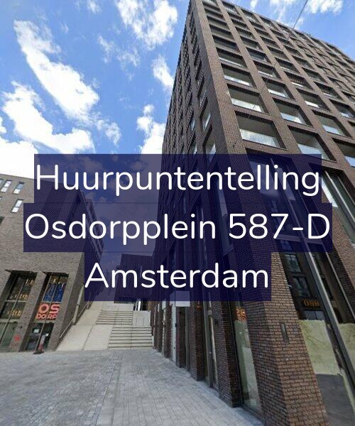 Foto gevel Huurpuntentelling voor Osdorpplein 587-D, Amsterdam