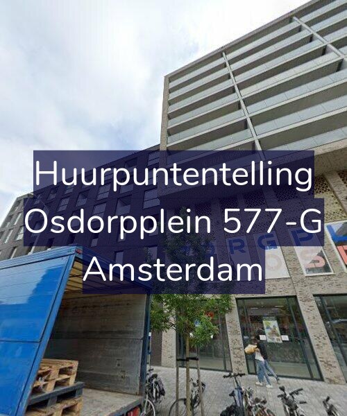 Foto gevel Huurpuntentelling voor Osdorpplein 577-G, Amsterdam