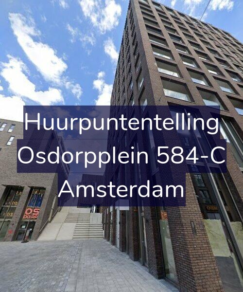 Foto gevel Huurpuntentelling voor Osdorpplein 584-C, Amsterdam
